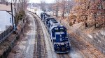 EDPO (East Deerfield to Portland, ME) passes under Main Street